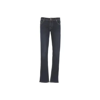 JACOB COHEN Logo Patch Straight Leg Jeans