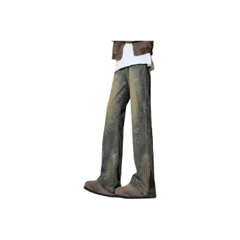 ZONEiD Jeans Unisex Yellow Mud