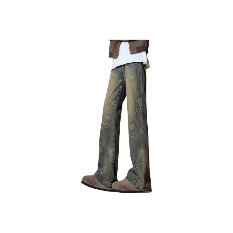 ZONEiD Jeans Unisex Yellow Mud-0