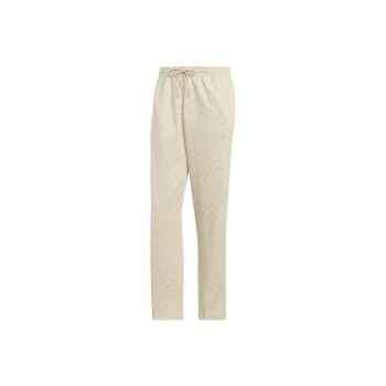 Adidas Originals GRAPHICS MONOGRAM Knitted Sports Pants Men's Ecru