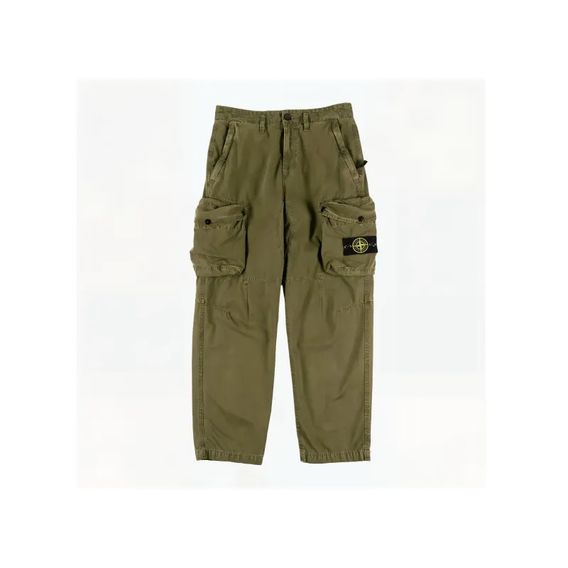 STONE ISLAND Cargo Pants Men's Army Green-0