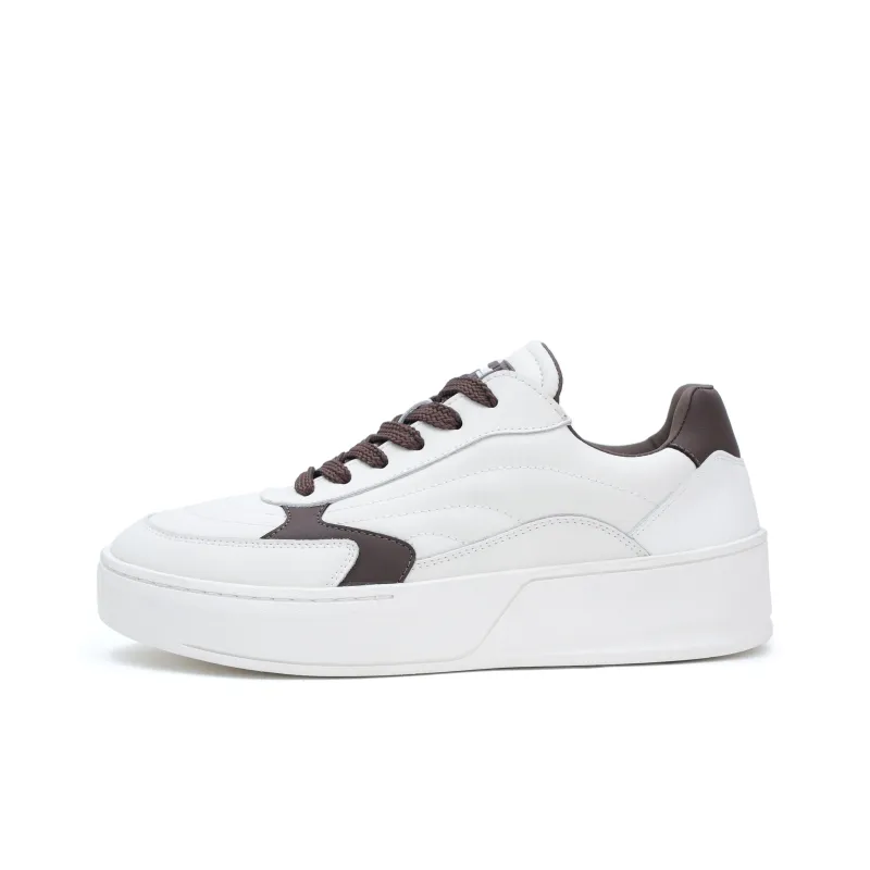 Rummaden Low Top Skateboard Shoes Men's White-0