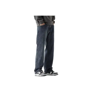 DUATOGE Jeans Men's Vintage Blue