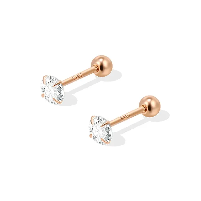 Daisy Dream Full Sterling Silver Stud Earrings Women's-6