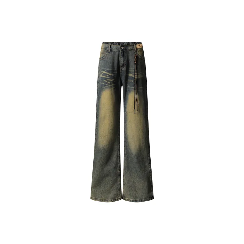 Love Monster Jeans Unisex Vintage Blue-0