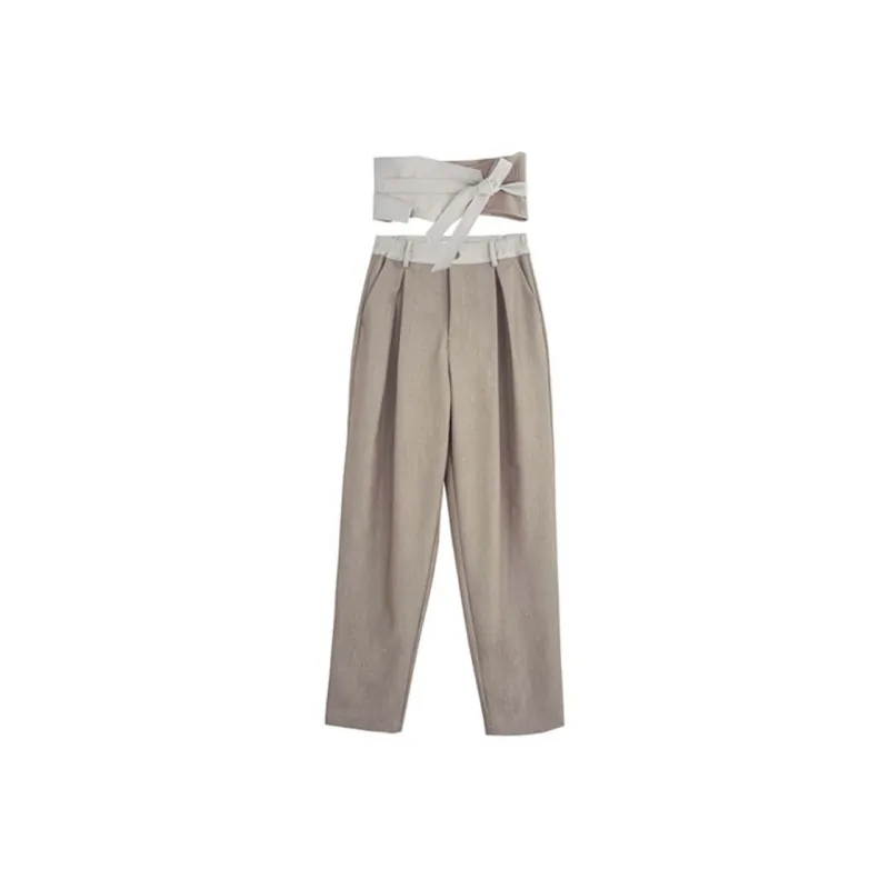 VALLEYOUTH Casual Pants Unisex Khaki-0