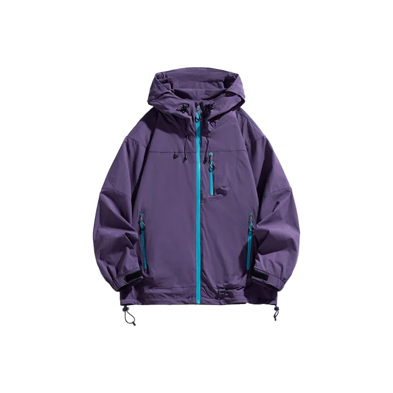UNIWOLF Jackets Coats Unisex Night Purple-0