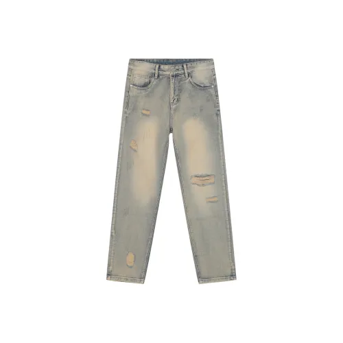 Voguo Relay Jeans Unisex Yellow Mud