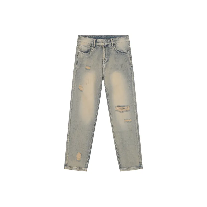 Voguo Relay Jeans Unisex Yellow Mud-0
