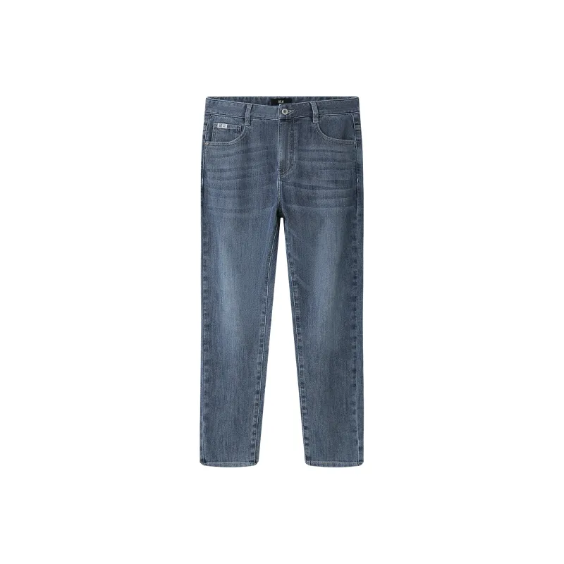 HLA Jeans Men Blue Gray Denim Gradient Medium 40-0