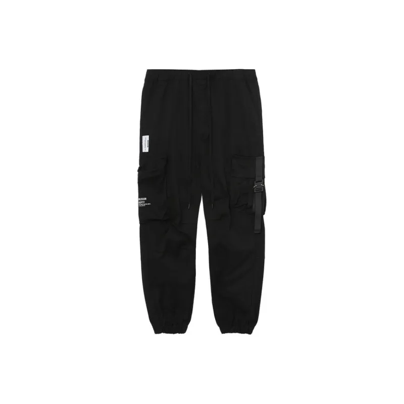 MUSIUM DIV Drawstring Tapered Cargo Trousers-4
