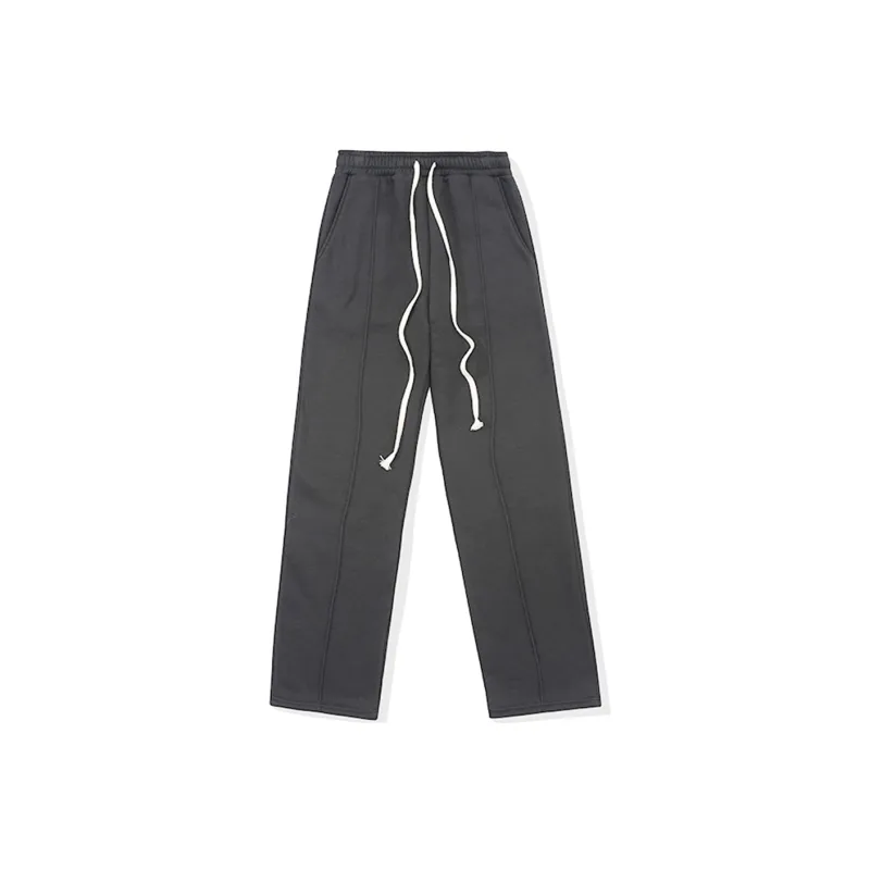 UFZ Heavyweight American Cotton Fleece Straight Fit Casual Pants Unisex-6