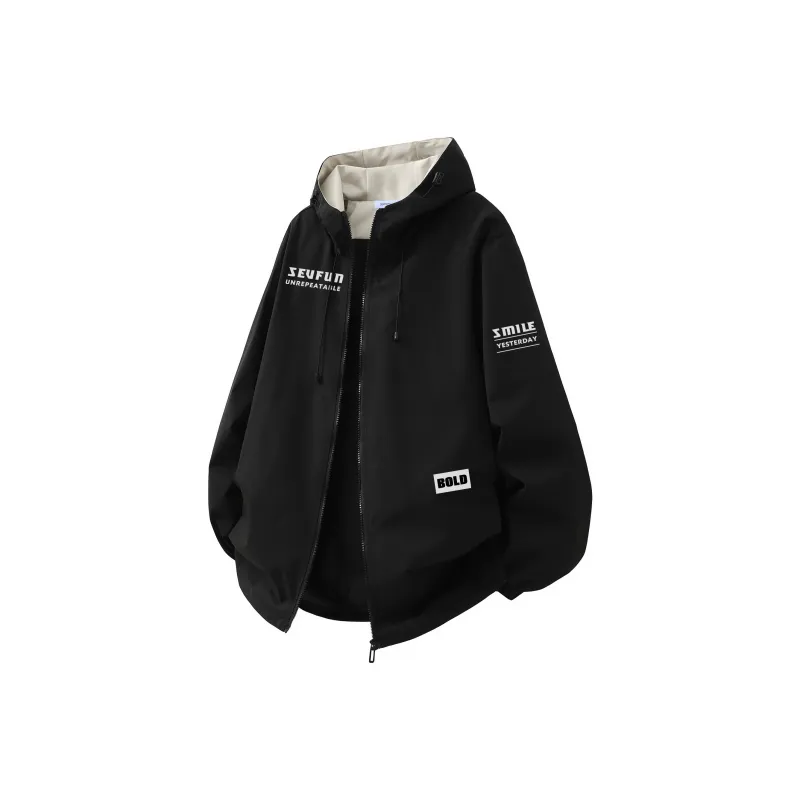 7 SEVFUN Jackets Coats Unisex Black-0