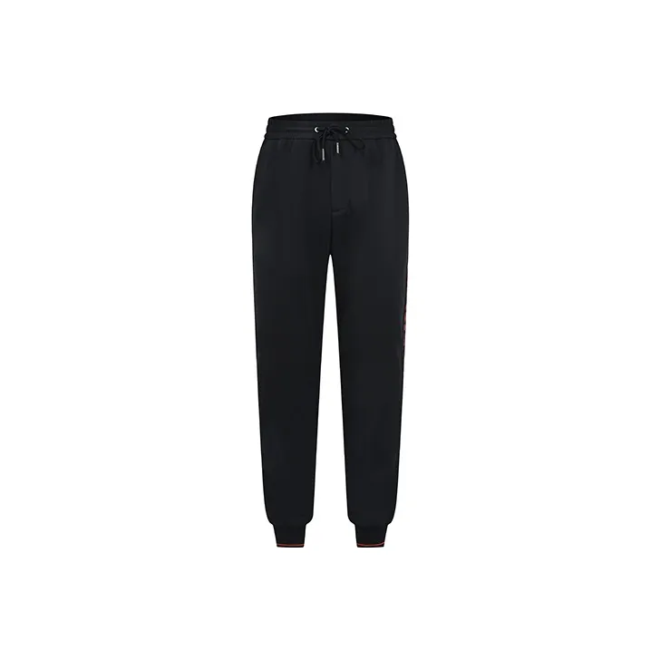 RARE Knitted Sweatpants Men Black-0