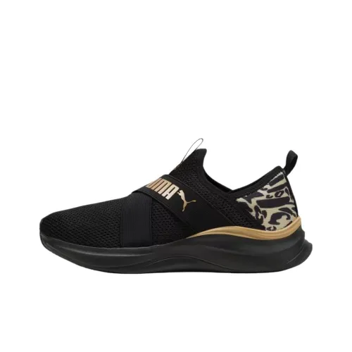 PUMA Softride Harmony Slip Anti Slip Wear Resistant Low Top Casual Running Shoes Women's Black