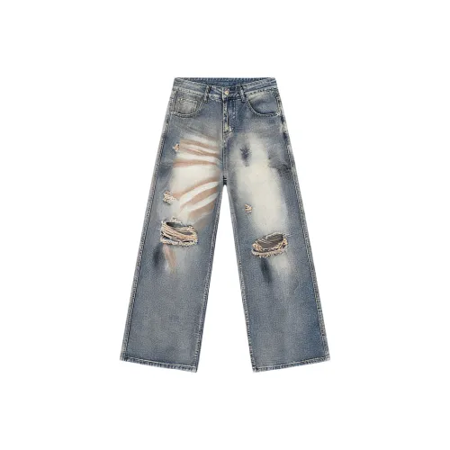 AYEA Jeans Unisex Vintage Blue