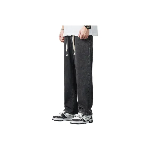 Tonlion Jeans Unisex Black Gray