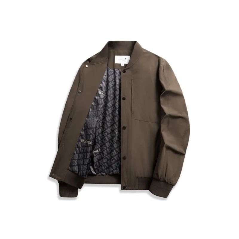 Dance With Wolves Jackets Coats Men's Coffee-0