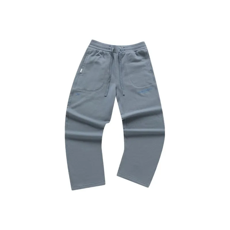 FILA FUSION Knitted Sports Pants Unisex Mountain Stone Blue-0