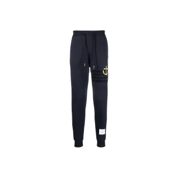 Thom Browne Anchor Embroidered Trackpants