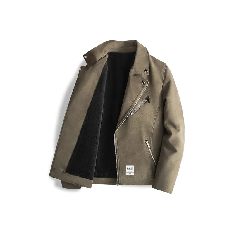LISENPOK Leather Jackets Unisex-4