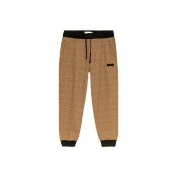 COACH FW22 Knitted Sports Pants Men's Brown