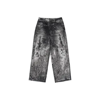 HKRXEC Jeans Unisex Image Color