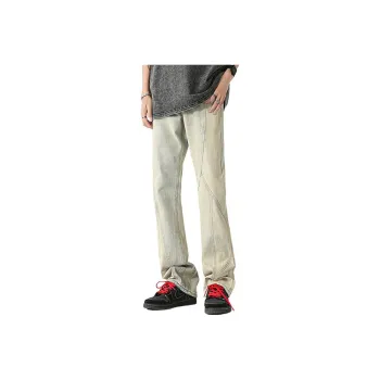 BENGEN Jeans Unisex Yellow Mud