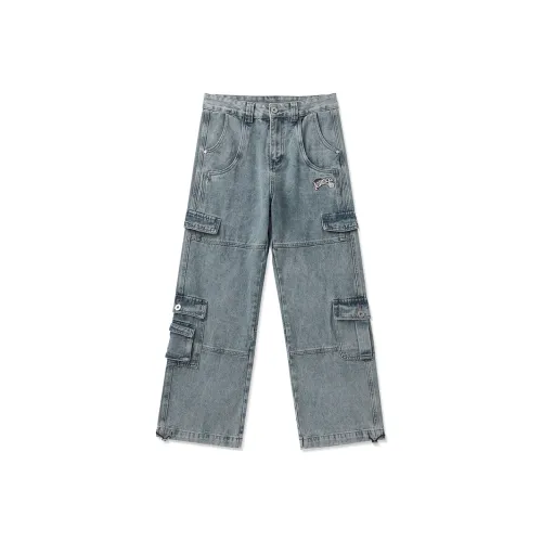 LAMLICKA Jeans Unisex Blue