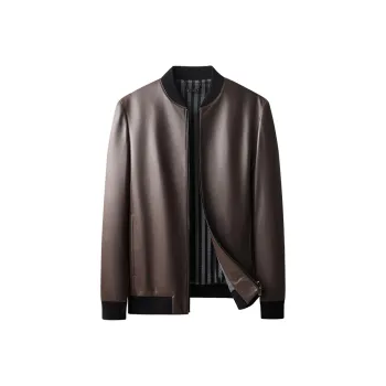 PIERRE CARDIN Leather Jacket Men's