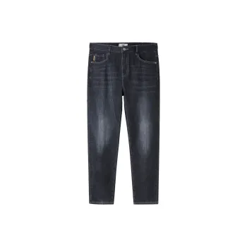 HLA Jeans Men Cooling Black Denim Gradient Dark 28