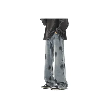 IJRJ Jeans Unisex Vintage Blue