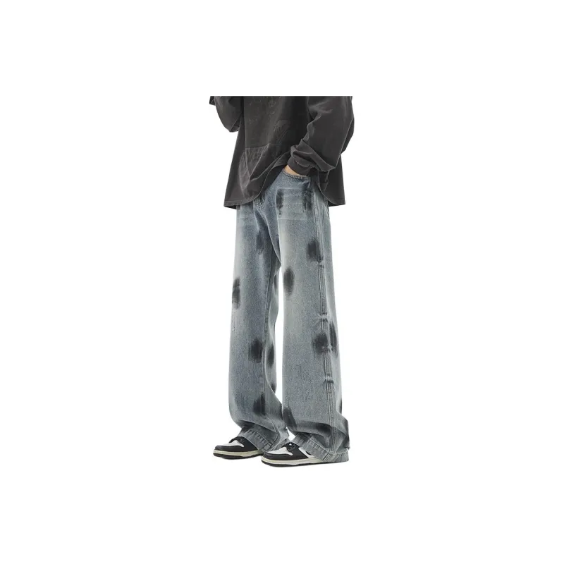IJRJ Jeans Unisex Vintage Blue-0