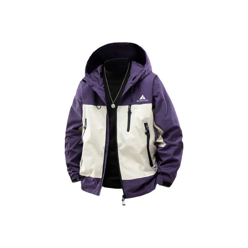 SNOW FLYING Jackets Coats Unisex Light Coffee-5