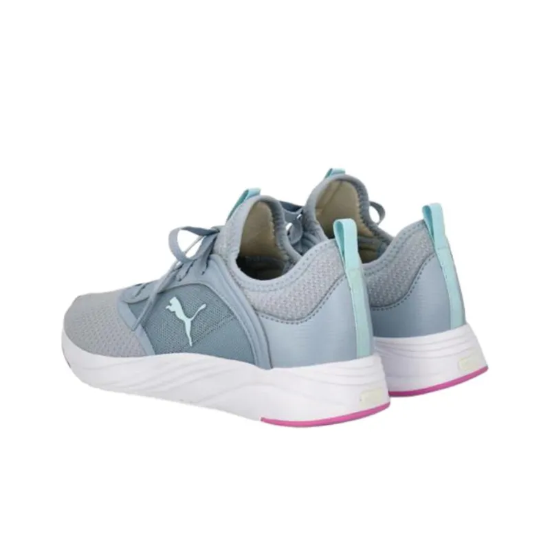 PUMA SOFTRIDE RUBY Cushioning, Wear Resistant Low Top Running Shoes Women's Gray Pink-3