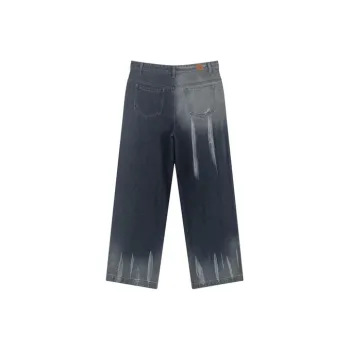 Bosieagender Jeans Unisex Vintage Blue