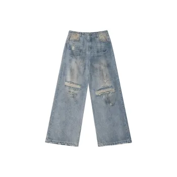 JHYQ Jeans Unisex Blue