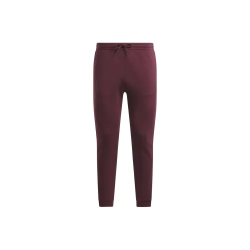 Reebok Knitted Sports Pants Men's Burgundy