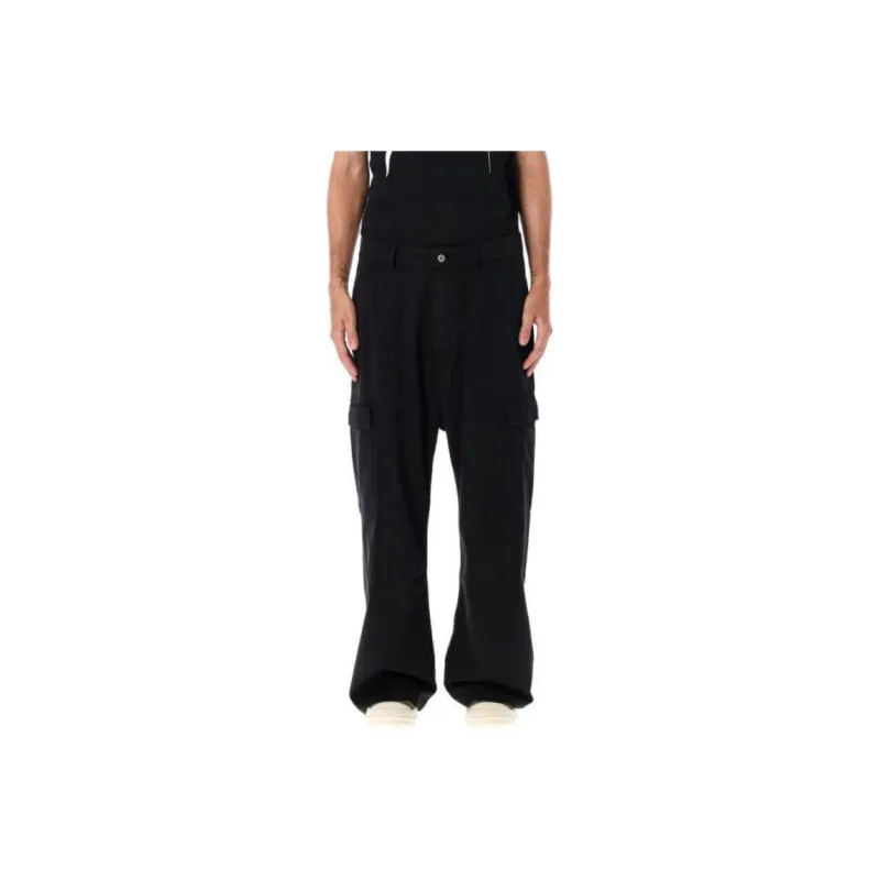 Rick Owens DRKSHDW Straight Leg Cargo Trousers-0