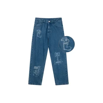 MIND ERROR Jeans Unisex