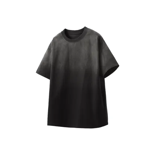 BENGE T Shirt Unisex Black Gray Color