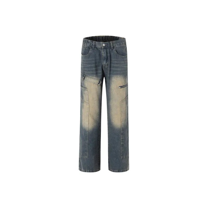 Ghost Mask Jeans Unisex Blue-0