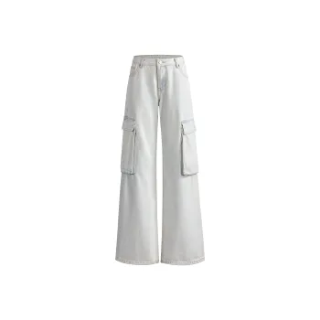 Ghost Mask Jeans Unisex White
