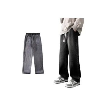 IJRJ Jeans Unisex Distressed Gray