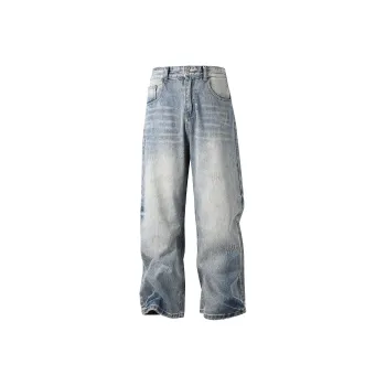 HOZZS Jeans Unisex Blue