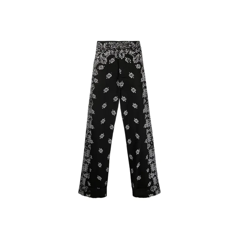 AMIRI Paisley print Cotton Trousers-0