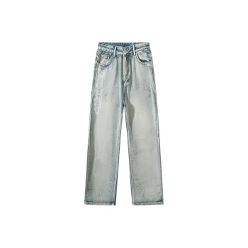 FANTASTIC XBOX Jeans Unisex Yellow Mud Denim