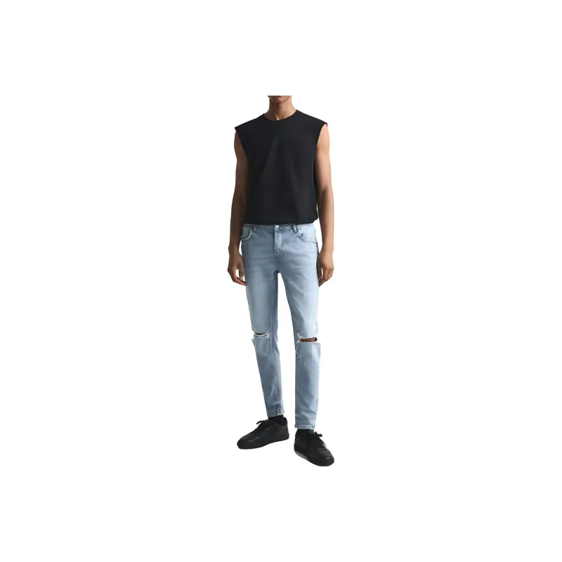 ZARA Jeans Men Light Blue-0