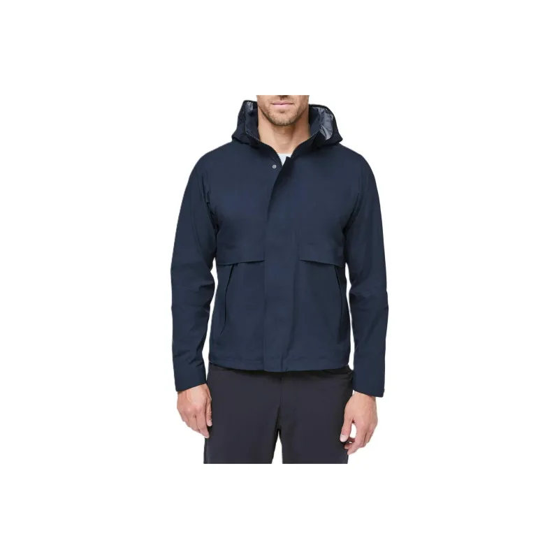 Lululemon Storm Break Rain Jackets Coats Men's Marine Blue-0