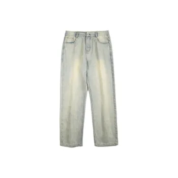 FISHGALAXY Jeans Unisex Yellow Mud